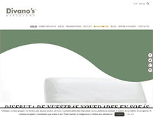 Tablet Screenshot of divanos.com